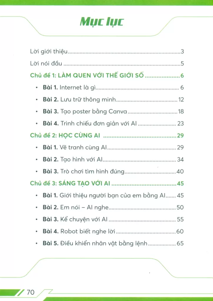 HỌC CÙNG AI LỚP 2
